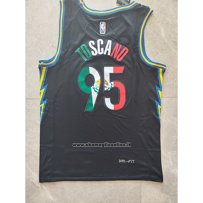 Maglia Golden State Warriors Juan Toscano-Anderson #95 2022 Slam Dunk Special Mexico Edition Nero